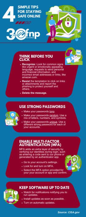 Infographic: 4 Simple Tips for Staying Safe Online