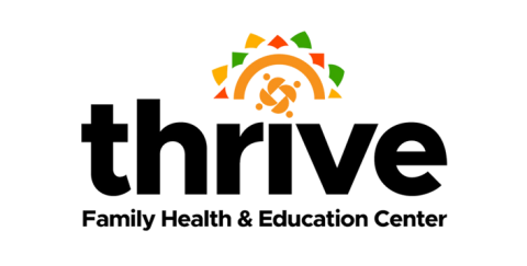 sunny crest over the "i" in thrive