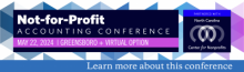 2024 NCACPA Not-For-Profit Accounting Conference event banner